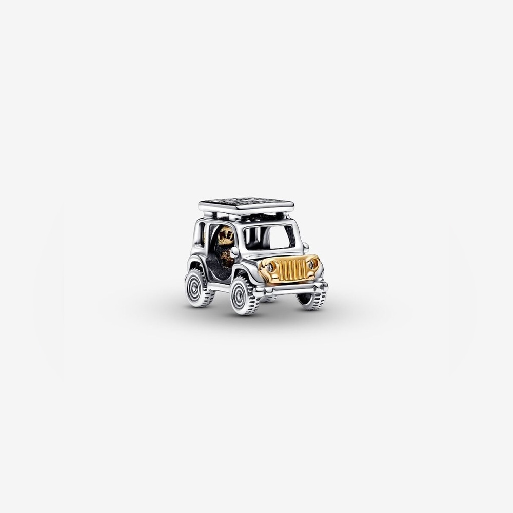 PANDORA Two-tone Adventure Car Charm
